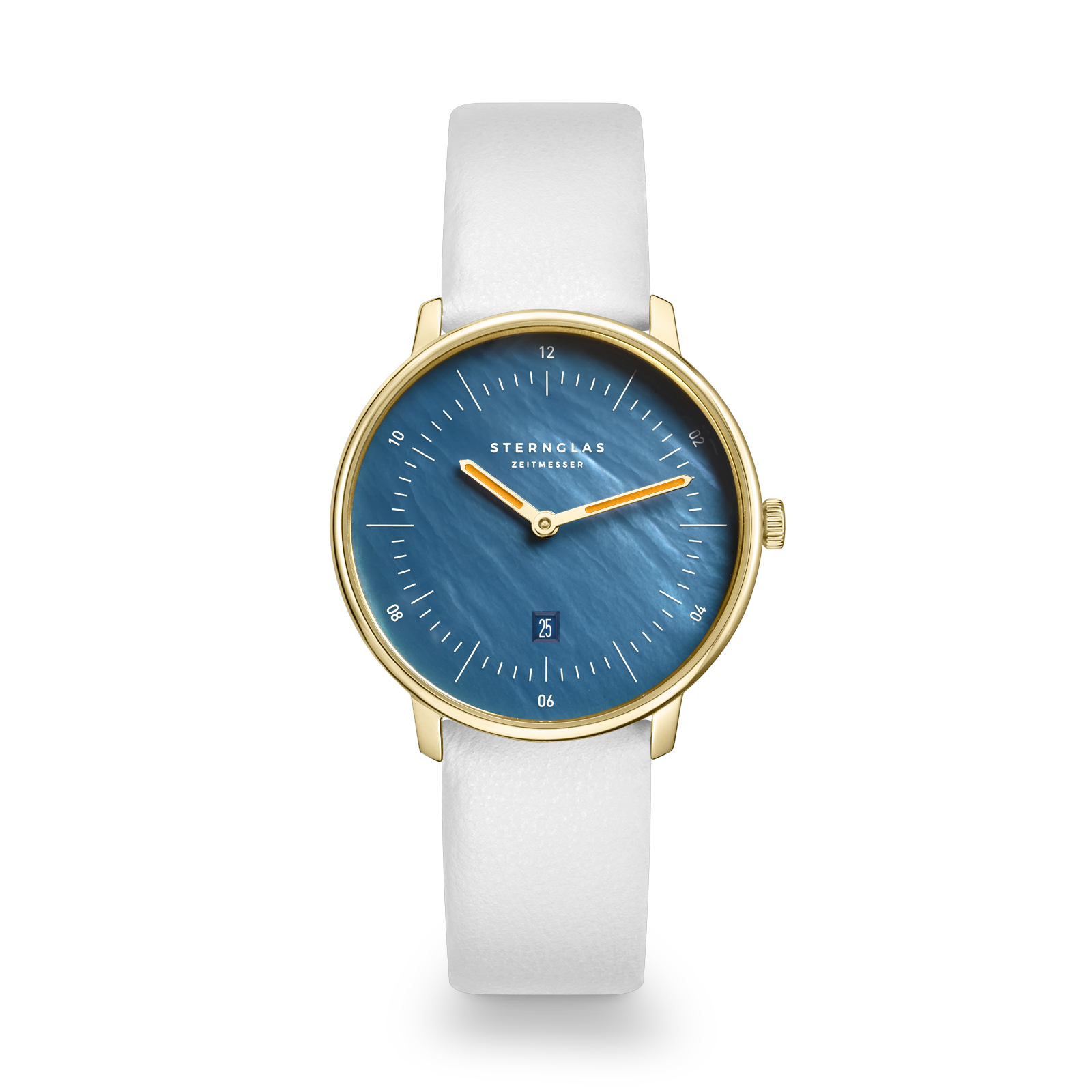 NAOS XS Edition mother of pearl dark blue gold / Klassik 16 white