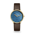 NAOS XS Edition mother of pearl dark blue gold / Klassik 16 dark brown