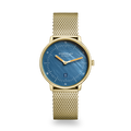 NAOS XS Edition mother of pearl dark blue gold / Milanaise 16 gold