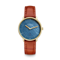 NAOS XS Edition mother of pearl dark blue gold / Noble 16 dark brown
