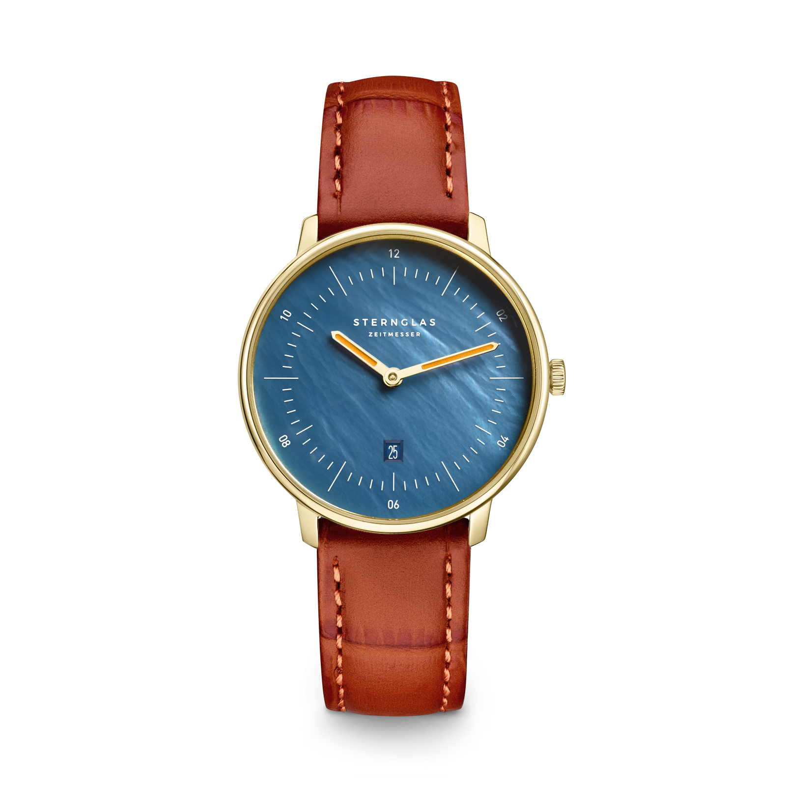 NAOS XS Edition mother of pearl dark blue gold / Noble 16 dark brown