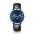 NAOS Mondphase mitternachtsblau silber / Bridle 20 schwarz