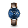 NAOS Mondphase mitternachtsblau silber / Bridle 20 dunkelbraun