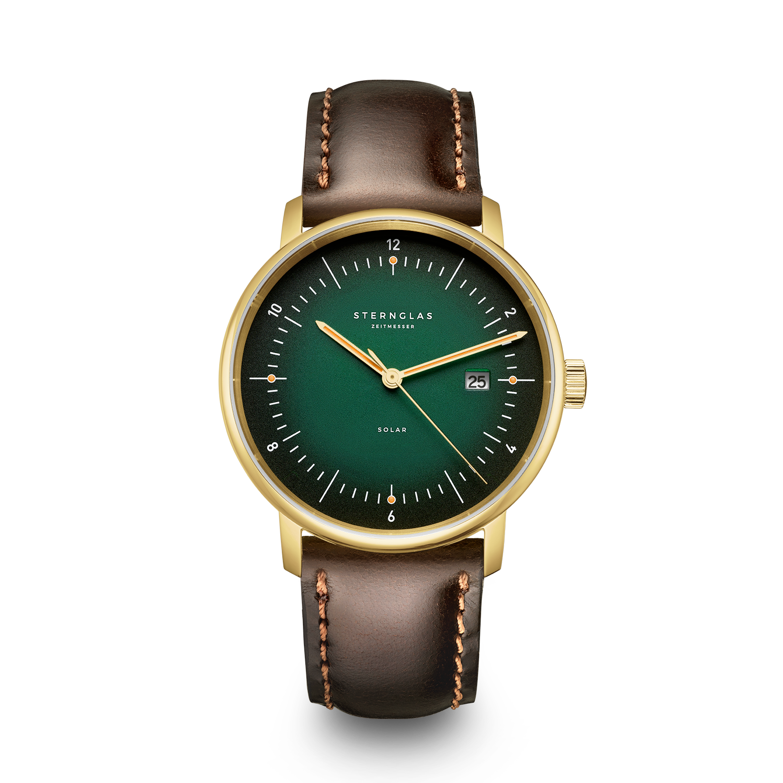 NAOS SOLAR dark green gold / Bridle 20 dark brown