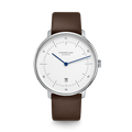 NAOS XL white silver / Premium dark brown