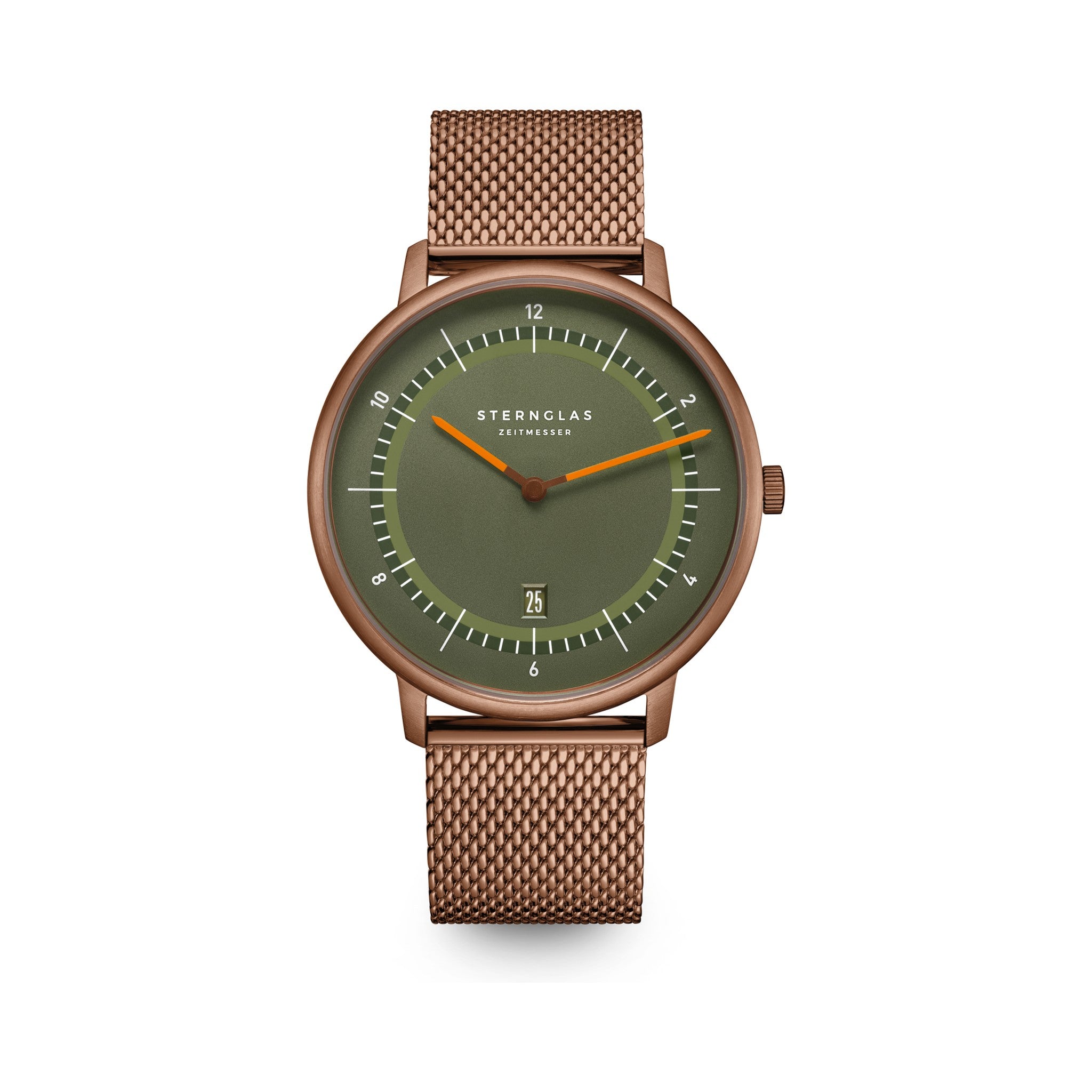 NAOS XL Edition 1905 dark green bronze / Milanaise 20 bronze