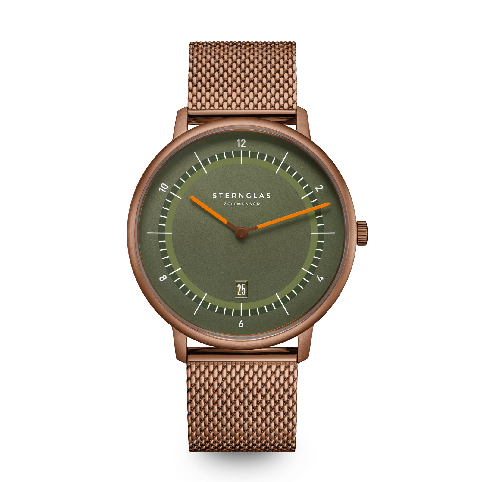 NAOS XL Edition 1905 dark green bronze / Milanaise 20 bronze