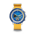 TACHYMETER 2.0  dark blue silver / Field 20 signal yellow