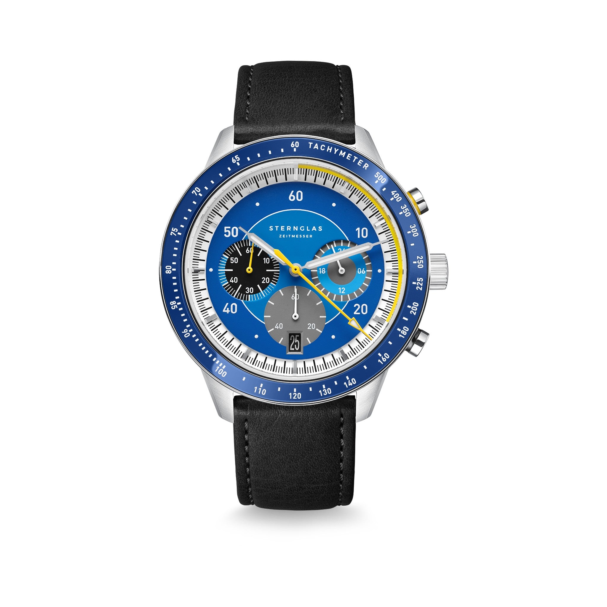 TACHYMETER 2.0  dark blue silver / Modena 20 black