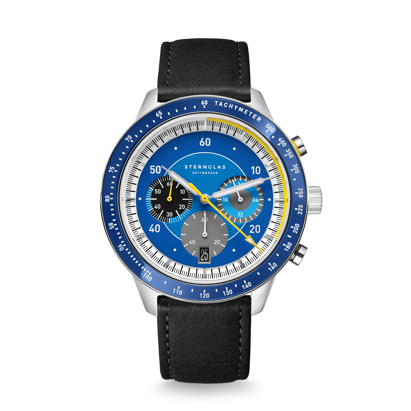 TACHYMETER 2.0  dark blue silver / Modena 20 black