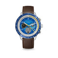 TACHYMETER 2.0 dark blue silver / Modena 20 dark brown