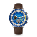 TACHYMETER 2.0 dark blue silver / Modena 20 dark brown