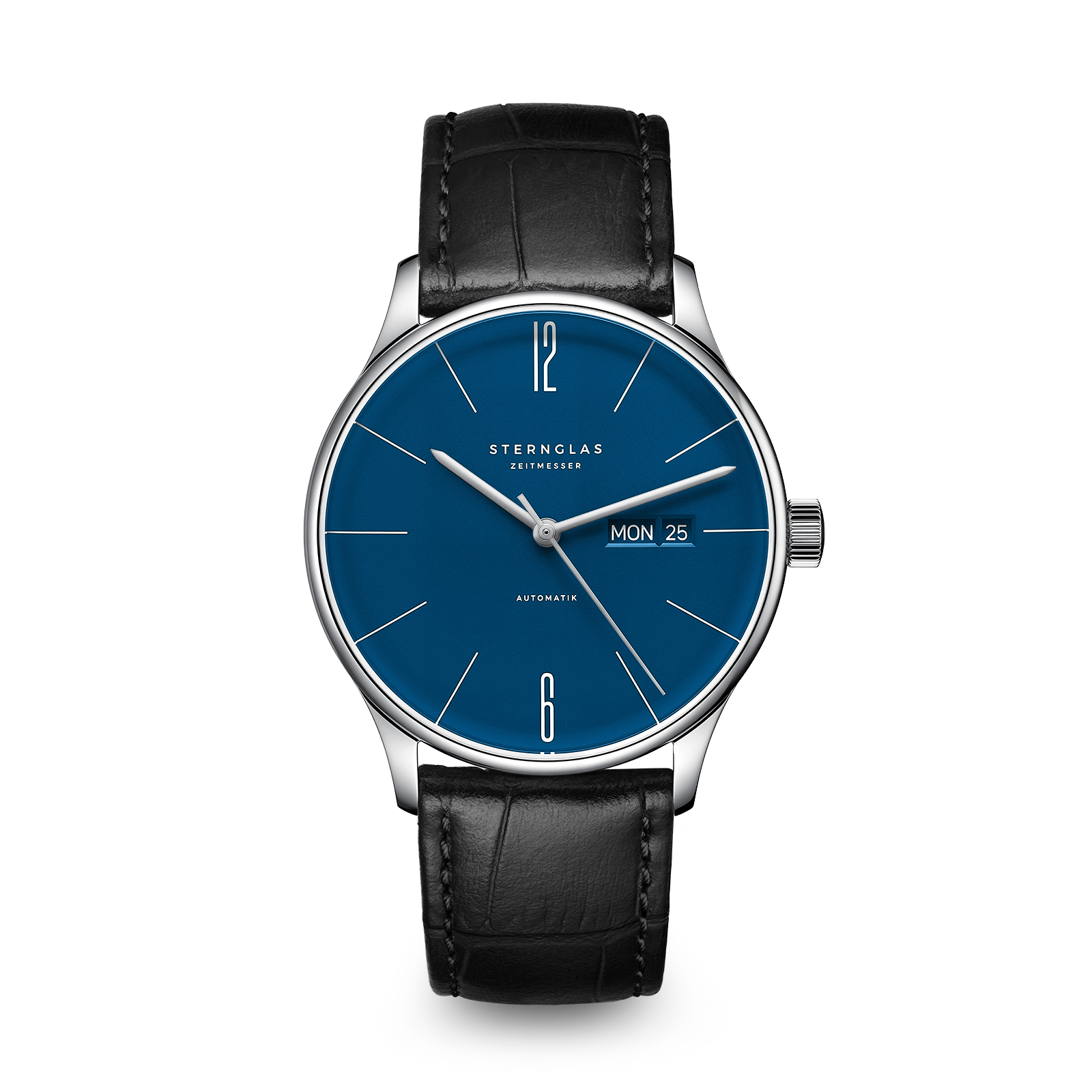 BERLIN Automatik mitternachtsblau silber / Heritage 20 schwarz