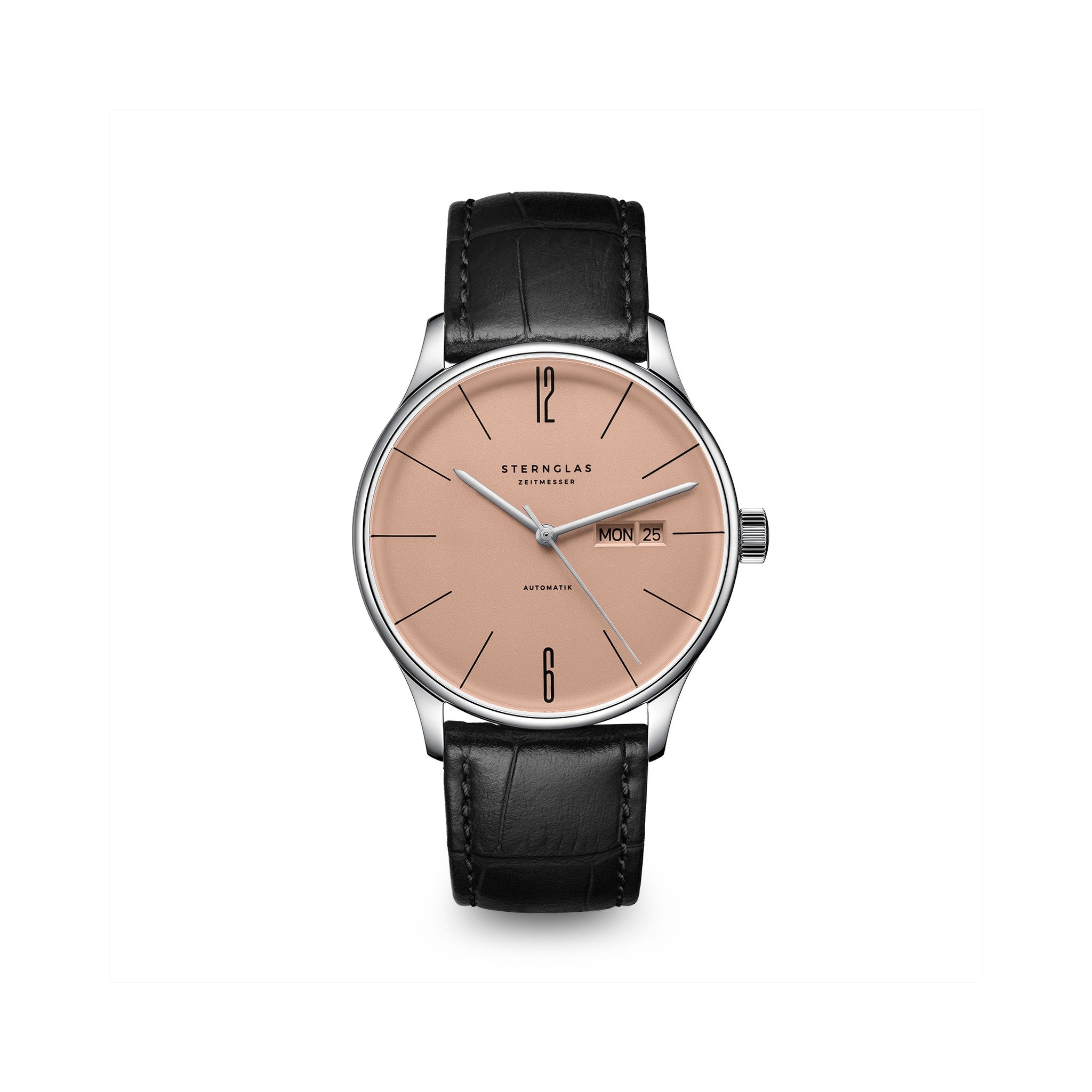 BERLIN Automatik kupferbeige silber / Heritage 20 schwarz
