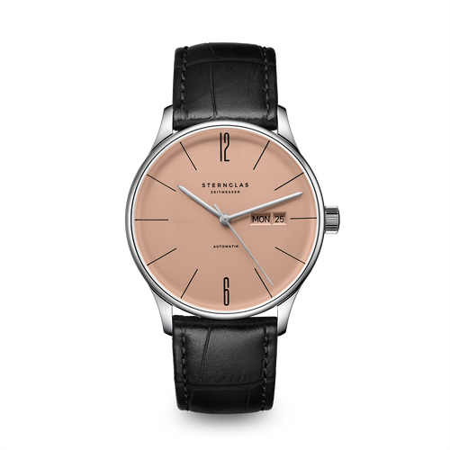 BERLIN Automatik kupferbeige silber / Heritage 20 schwarz