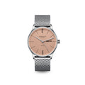 BERLIN Automatik kupferbeige silber / Milanaise 20 silber