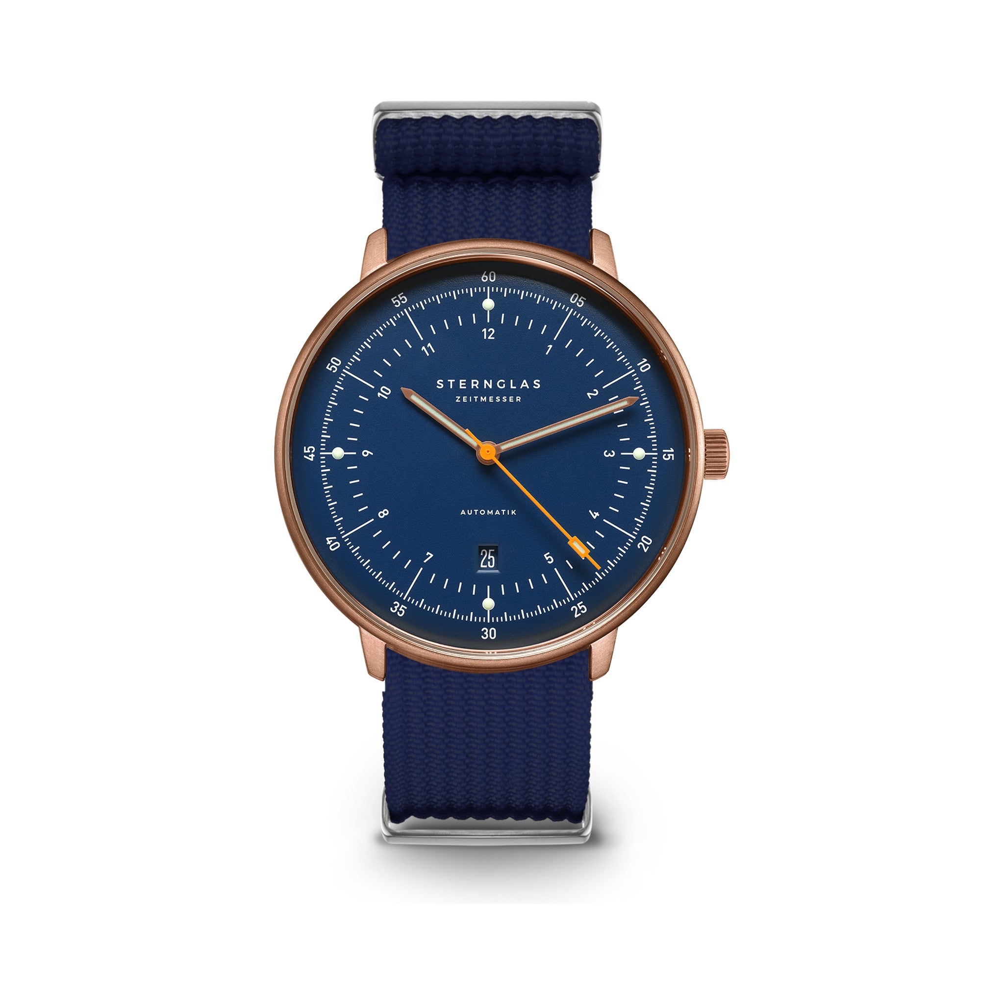 HAMBURG  Automatic dark blue bronze / Field 20 blue