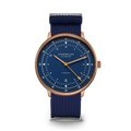 HAMBURG  Automatic dark blue bronze / Field 20 blue