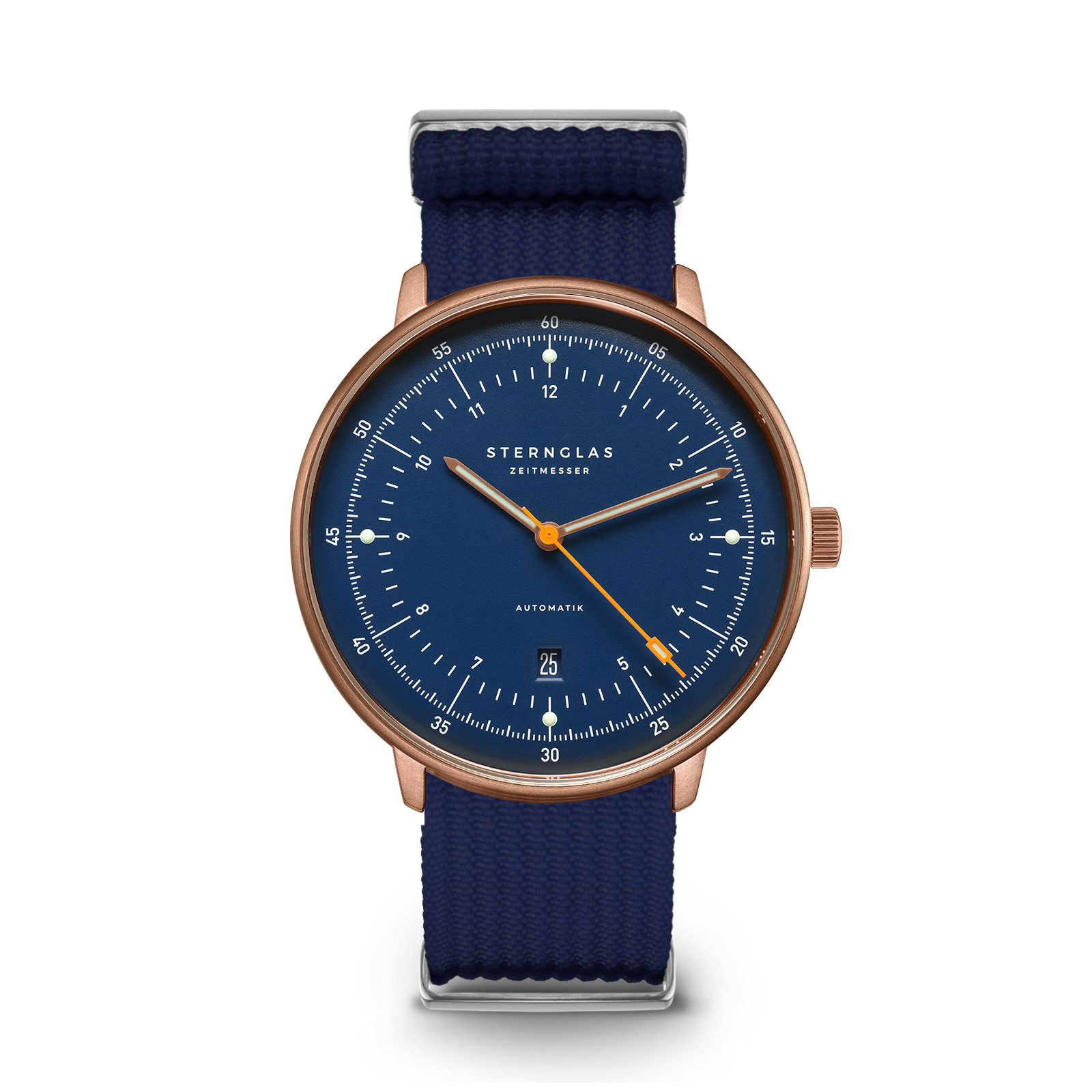 HAMBURG  Automatic dark blue bronze / Field 20 blue
