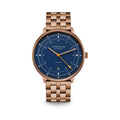 HAMBURG  Automatic dark blue bronze / metal strap 20 bronze