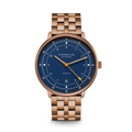 HAMBURG  Automatic dark blue bronze / metal strap 20 bronze