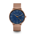 HAMBURG  Automatic dark blue bronze / Milanaise 20 bronze