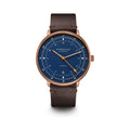 HAMBURG  Automatic dark blue bronze / Vintage 20 mocha