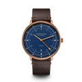 HAMBURG  Automatic dark blue bronze / Vintage 20 mocha