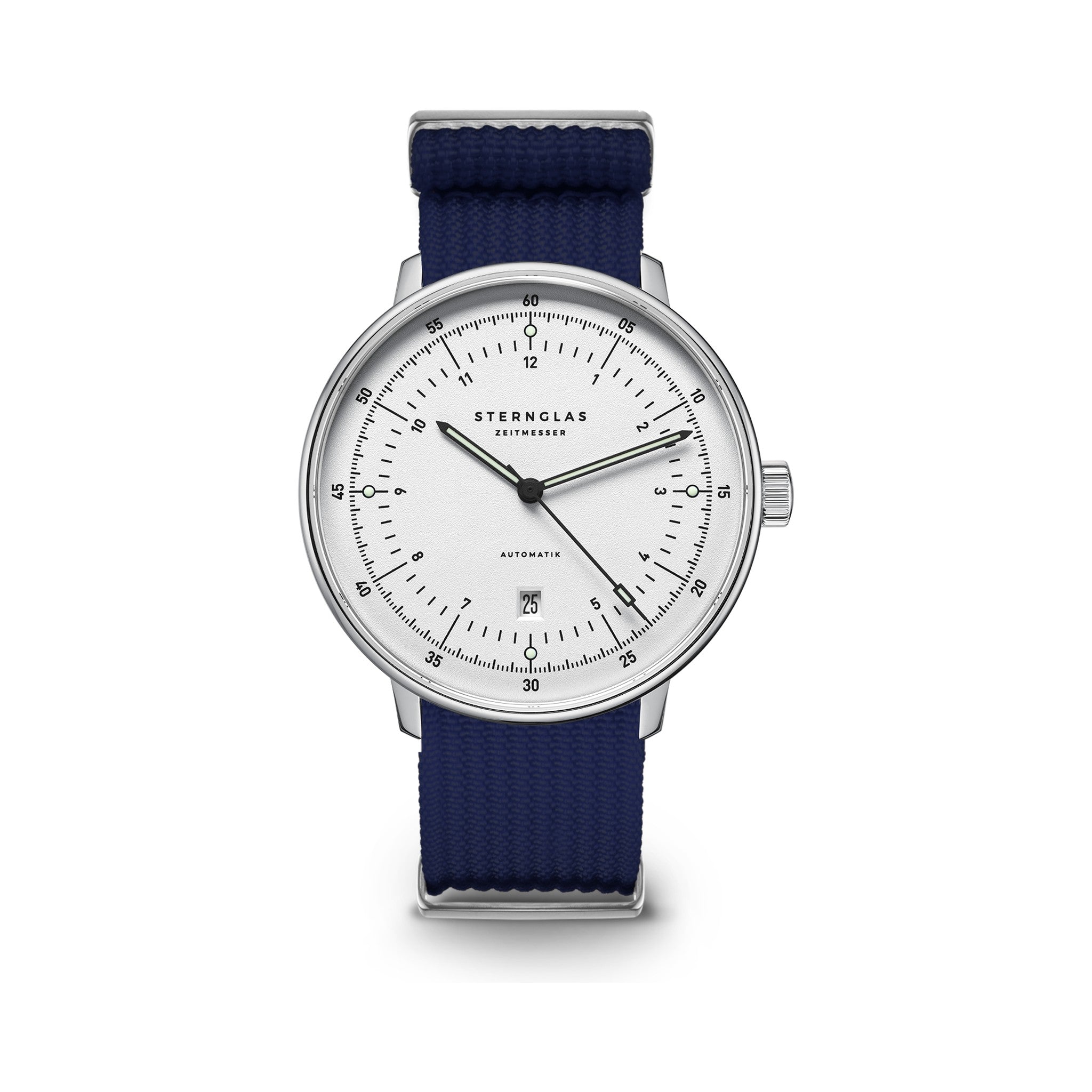 HAMBURG  Automatic silver silver / Field 20 blue