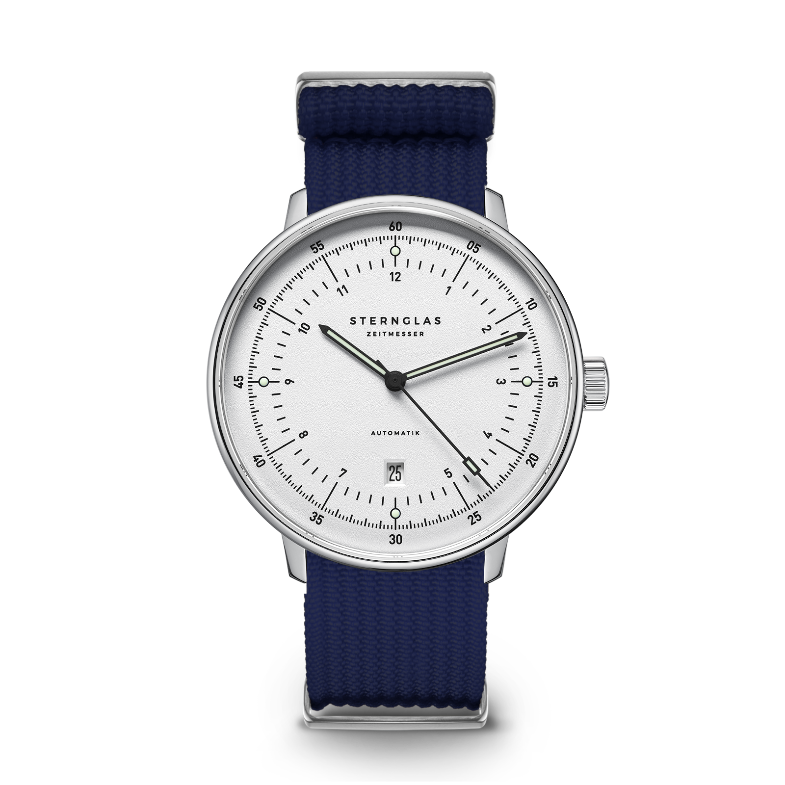 HAMBURG  Automatic silver silver / Field 20 blue