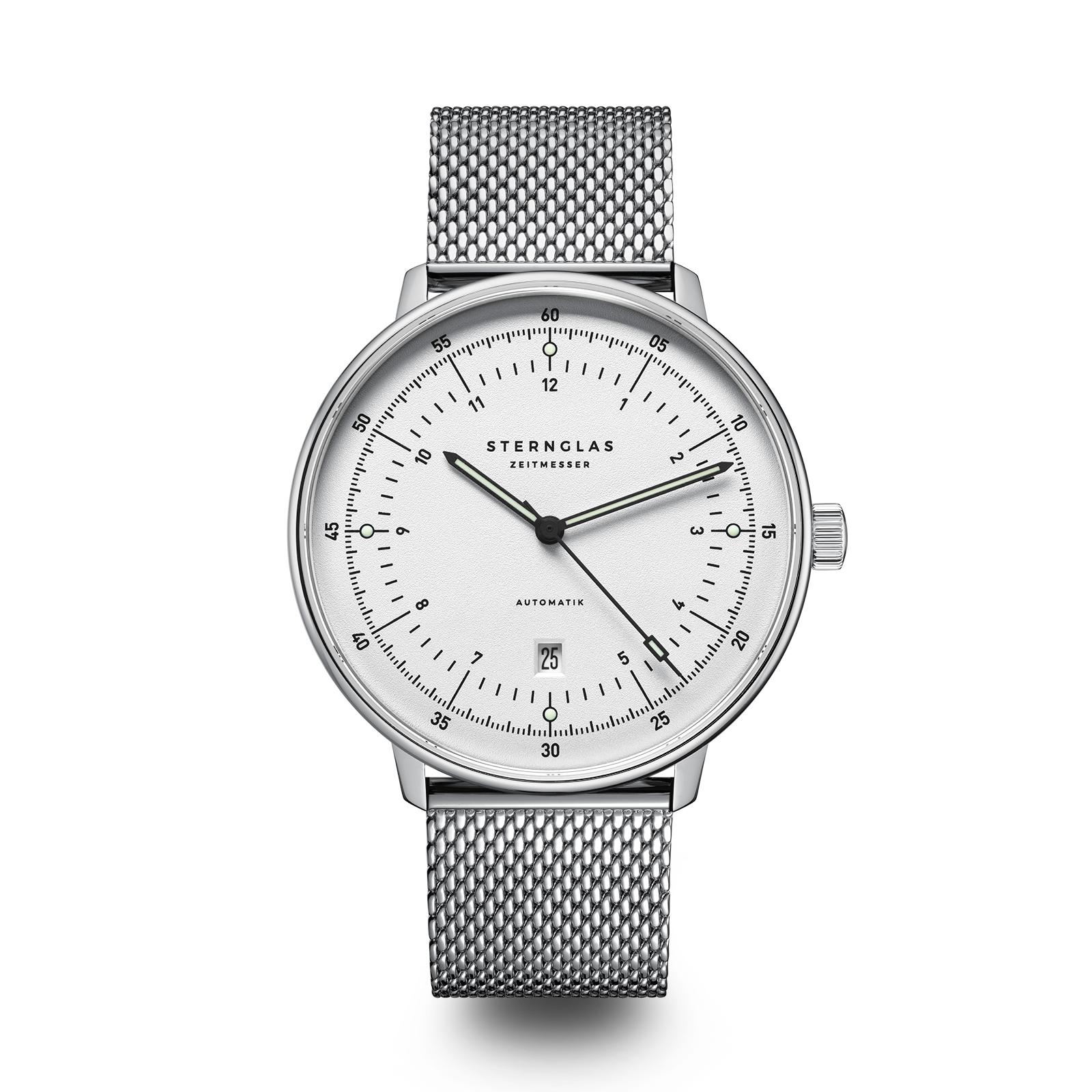 HAMBURG  Automatic silver silver / Milanaise 20 silver