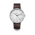 HAMBURG  Automatic silver silver / Vintage 20 mocha