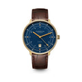 HAMBURG Automatik Edition Marine  dark blue gold / Heritage 20 dark brown gold