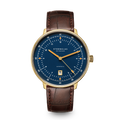 HAMBURG Automatik Edition Marine  dark blue gold / Heritage 20 dark brown gold