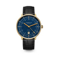 HAMBURG Automatik Edition Marine  dark blue gold / Heritage 20 black