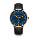 HAMBURG Automatik Edition Marine  dark blue gold / Heritage 20 black