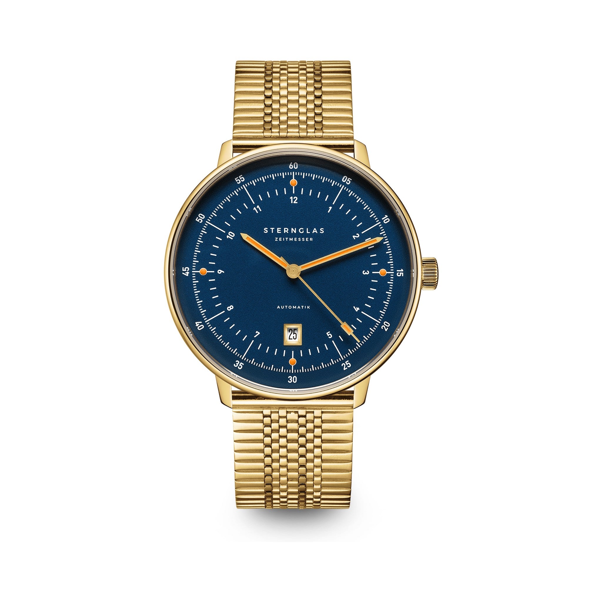 HAMBURG Automatik Edition Marine  dark blue gold / SuperSlim 20 gold