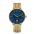 HAMBURG Automatik Edition Marine  dark blue gold / SuperSlim 20 gold