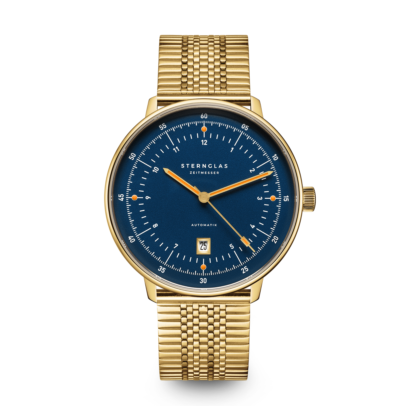 HAMBURG Automatik Edition Marine  dark blue gold / SuperSlim 20 gold