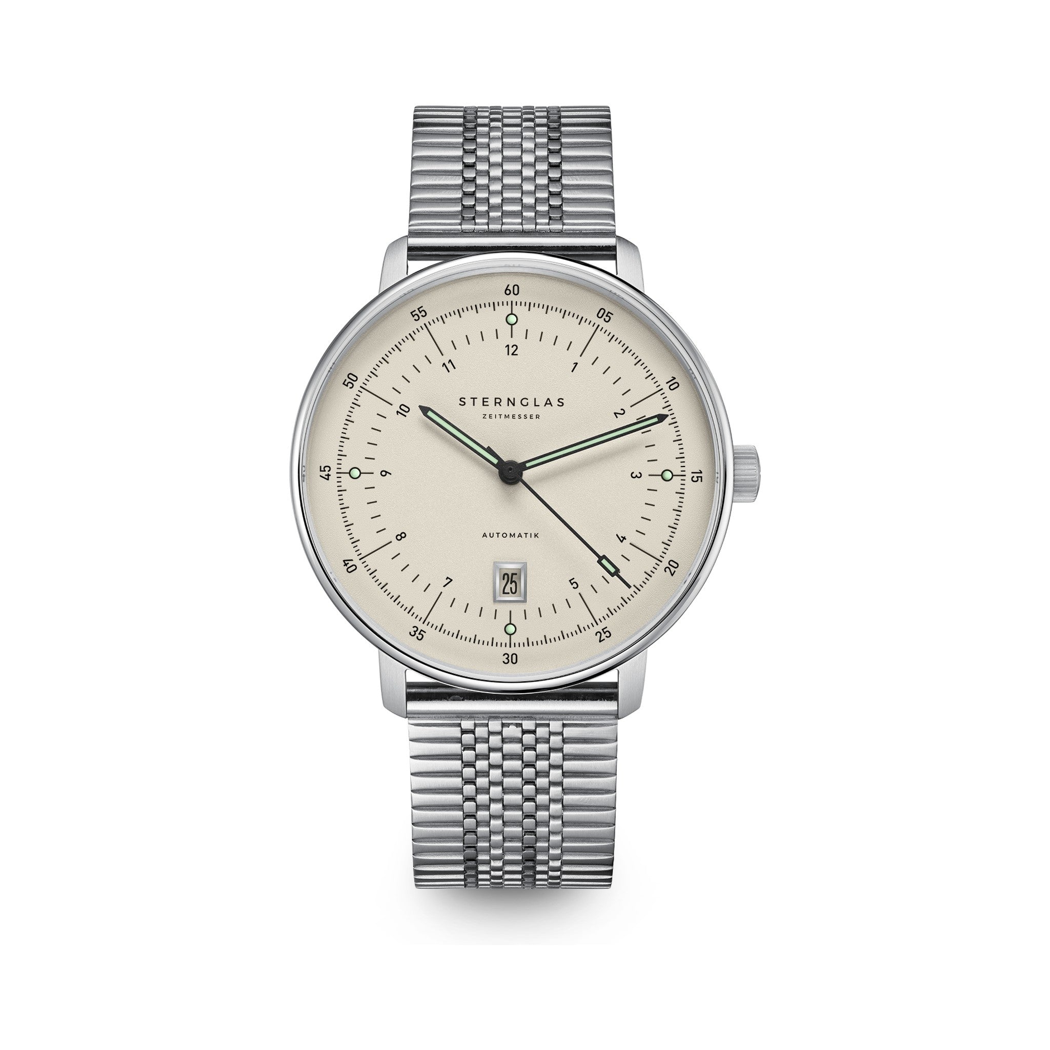 HAMBURG  Pro Automatic alabaster silver / SuperSlim 20 silver