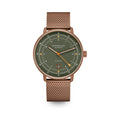 HAMBURG  Pro Automatic dark green bronze / Milanaise 20 bronze