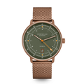HAMBURG  Pro Automatic dark green bronze / Milanaise 20 bronze