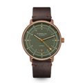 HAMBURG  Pro Automatic dark green bronze / Vintage 20 mocha bronze