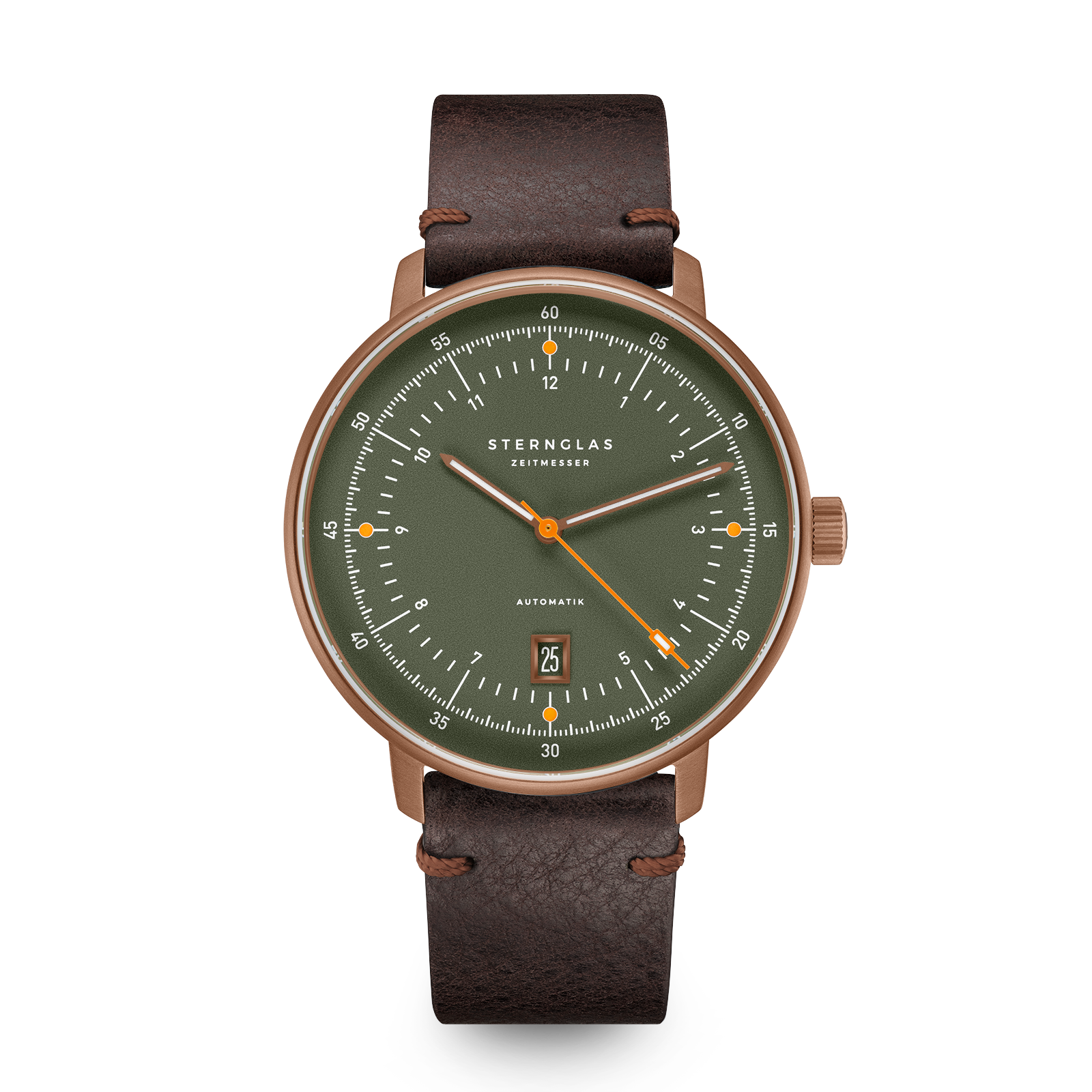 HAMBURG  Pro Automatic dark green bronze / Vintage 20 mocha bronze
