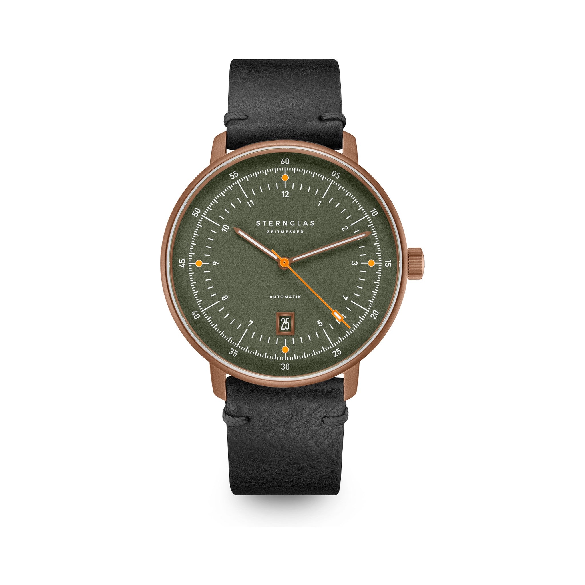 HAMBURG  Pro Automatic dark green bronze / Vintage 20 nero bronze