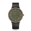 HAMBURG  Pro Automatic dark green bronze / Vintage 20 nero bronze