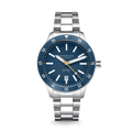 MARUS 2.0 Edition Küste dunkelblau silber / Metallarmband 20 silber