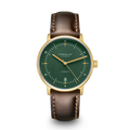 NAOS Automatik dark green gold / Bridle 20 dark brown