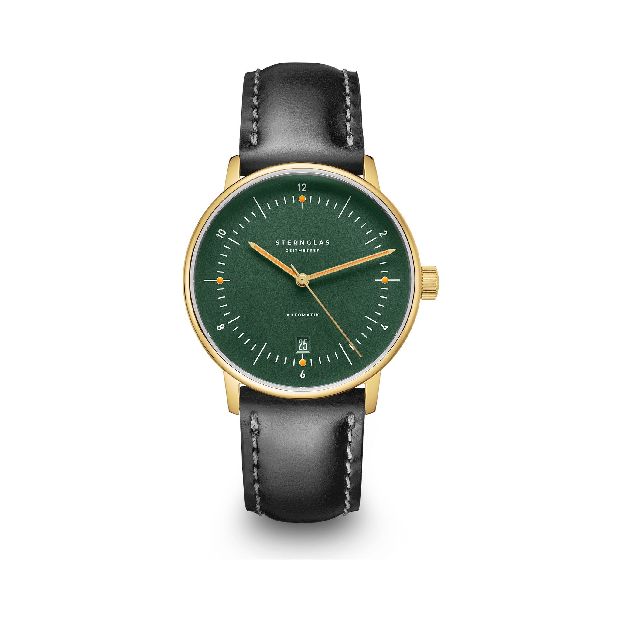 NAOS Automatik dark green gold / Bridle 20 black