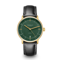 NAOS Automatik dark green gold / Bridle 20 black
